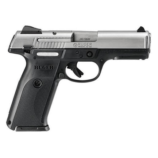 Ruger SR40 40 S&W 4.14in Black/Stainless Pistol - 15+1 Rounds - Black image
