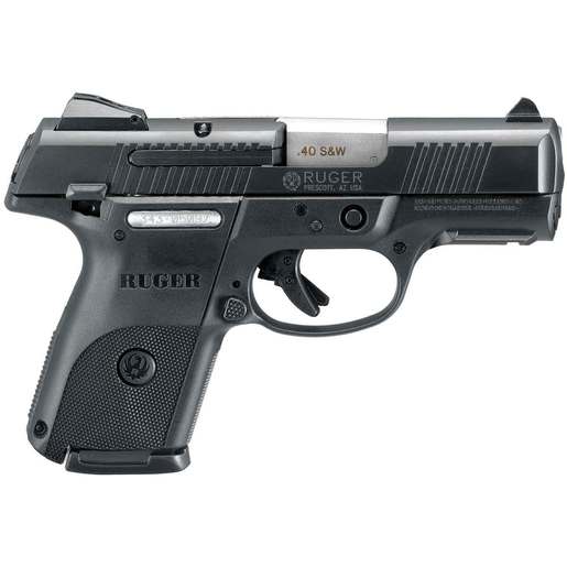 Ruger SR40c 40 S&W 3.5in Black Nitride Pistol - 15+1 Rounds - Black image