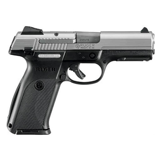 Ruger SR9 9mm Luger 4.14in Stainless/Black Pistol - 10+1 Rounds - Black image