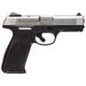 Ruger SR9 9mm Luger 4.14in Stainless/Black Pistol - 17+1 Rounds - Black