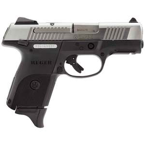 Ruger SR9c 9mm Luger 3.4in Stainless/Black Pistol - 17+1 Rounds