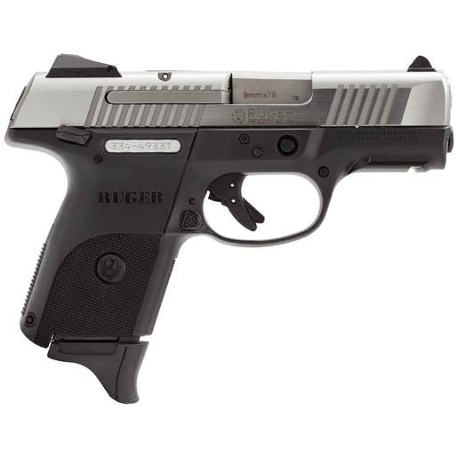 Ruger SR9c 9mm Luger 3.4in Stainless/Black Pistol - 17+1 Rounds - Black image