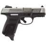 Ruger SR9c 9mm Luger 3.4in Stainless/Black Pistol - 17+1 Rounds - Black