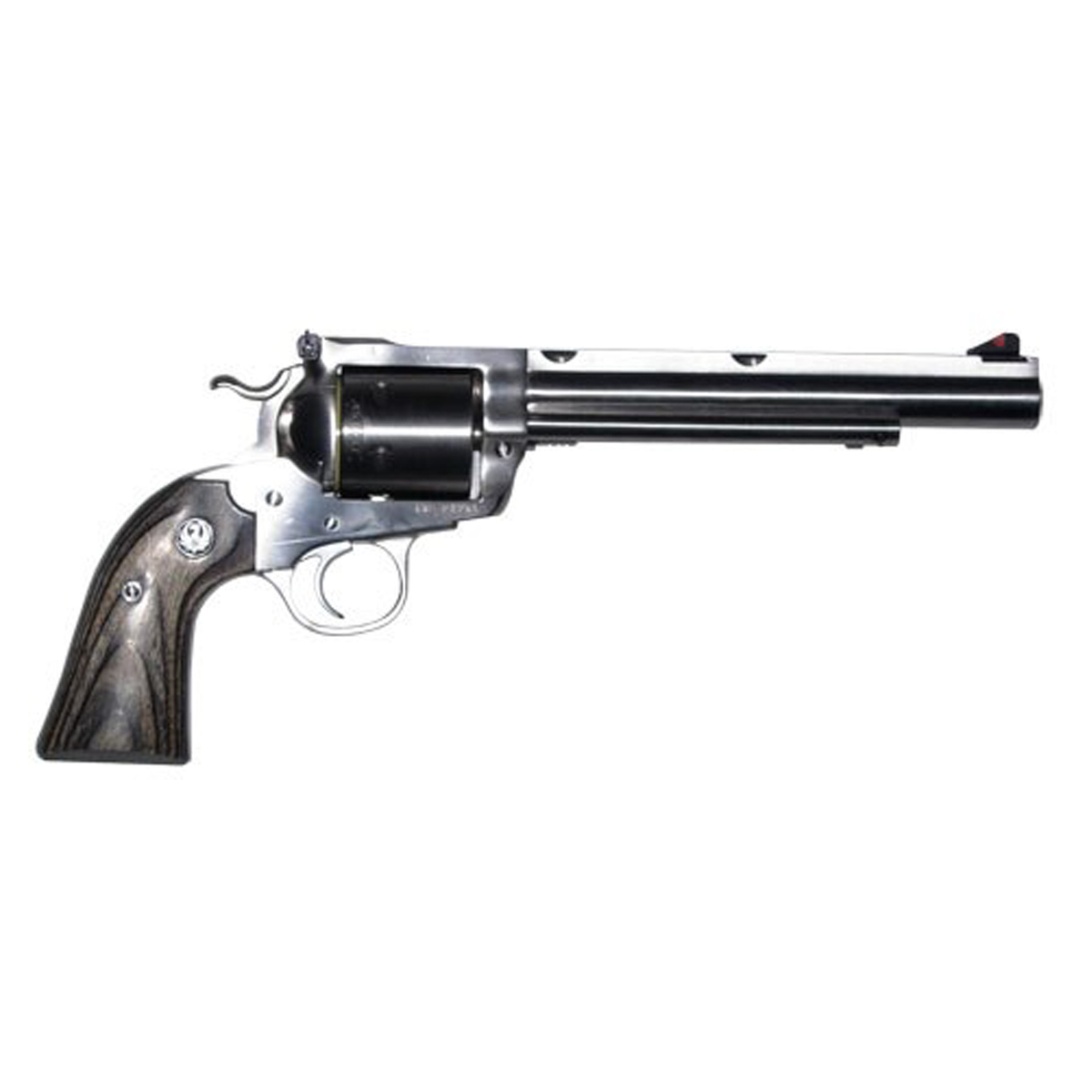 Ruger Super Blackhawk Bisley Hunter 45 (Long) Colt 7.5in Brushed Stainless Revolver - 6 Rounds Ruger Super Blackhawk Bisley Hunter 45 (Long) Colt 7.5in Brushed Stainless Revolver - 6 Rounds