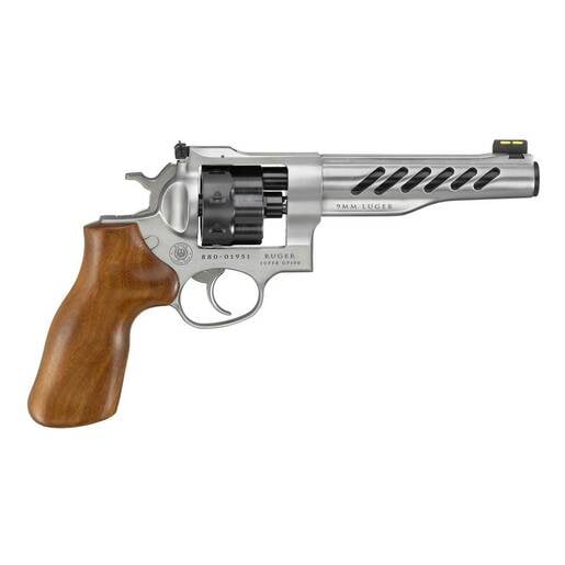 Ruger Super GP100 9mm 6in Stainless Steel Revolver - 8 Rounds image