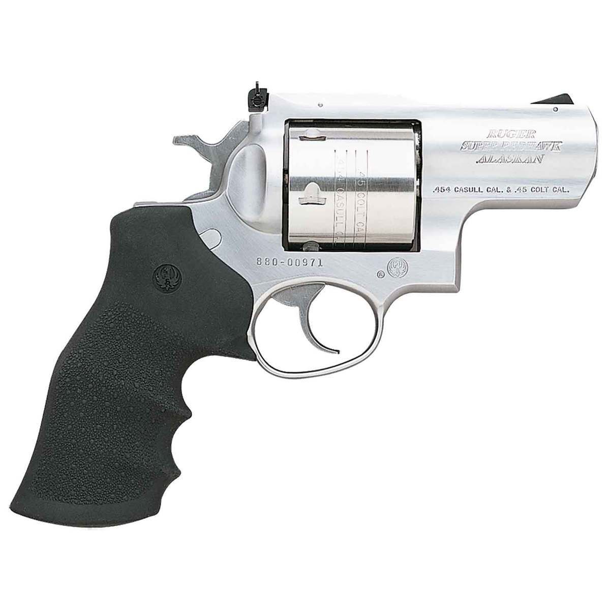 Ruger Super Redhawk Alaskan 454 Casull 2.5in Stainless Revolver 6