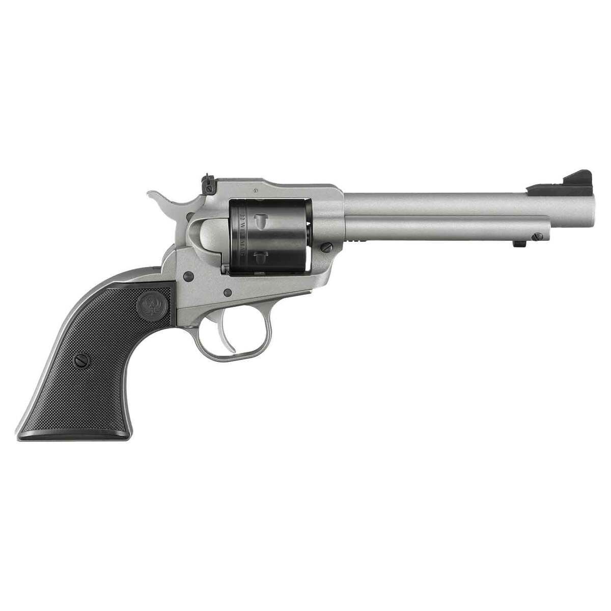 Ruger Super Wrangler 22 Long Rifle 5.5in Silver Cerakote Revolver - 6 Rounds Ruger Super Wrangler 22 Long Rifle 5.5in Silver Cerakote Revolver - 6 Rounds