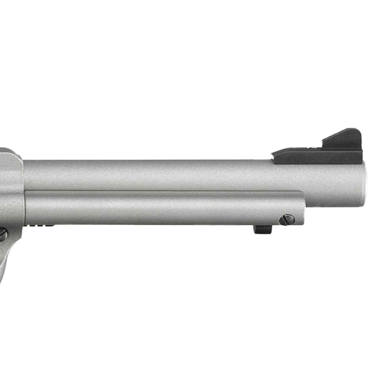 Ruger Super Wrangler 22 Long Rifle 5.5in Silver Cerakote Revolver - 6 Rounds Ruger Super Wrangler 22 Long Rifle 5.5in Silver Cerakote Revolver - 6 Rounds