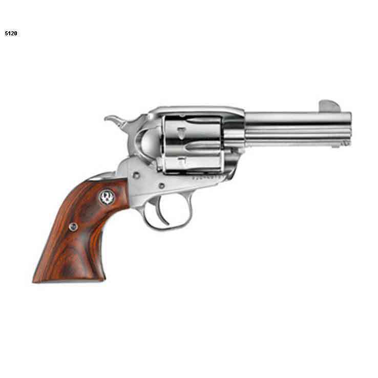 Ruger Vaquero 45 (Long) Colt 3.75in High Gloss Stainless Revolver - 6 Rounds Ruger Vaquero 45 (Long) Colt 3.75in High Gloss Stainless Revolver - 6 Rounds