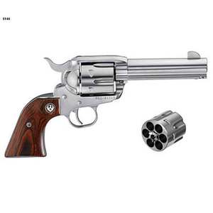 Ruger Vaquero 45 (Long) Colt/45 Auto (ACP) 4.62in High Gloss Stainless Revolver - 6 Rounds