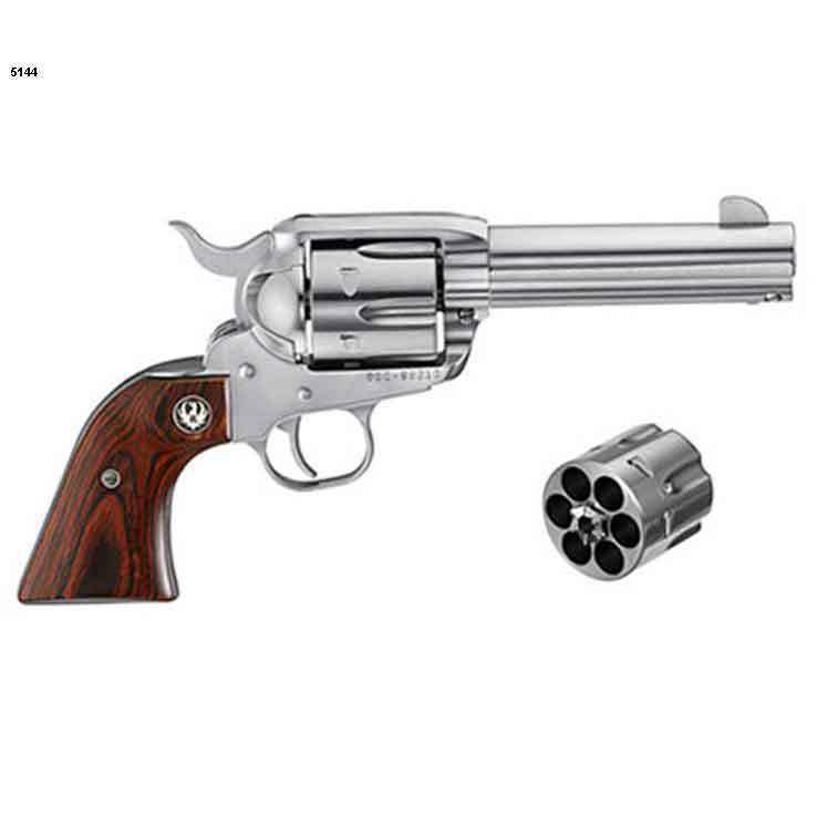 Ruger Vaquero 45 (Long) Colt/45 Auto (ACP) 4.62in High Gloss Stainless Revolver - 6 Rounds Ruger Vaquero 45 (Long) Colt/45 Auto (ACP) 4.62in High Gloss Stainless Revolver - 6 Rounds