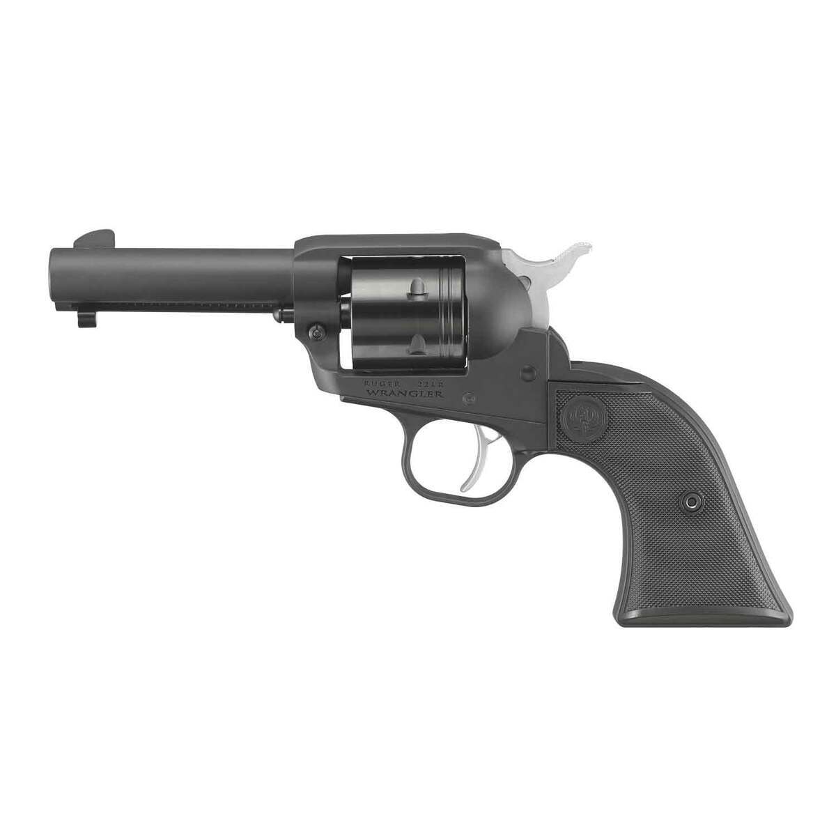 Ruger Wrangler 22 Long Rifle 3.75in Black Cerakote Revolver - 6 Rounds Ruger Wrangler 22 Long Rifle 3.75in Black Cerakote Revolver - 6 Rounds
