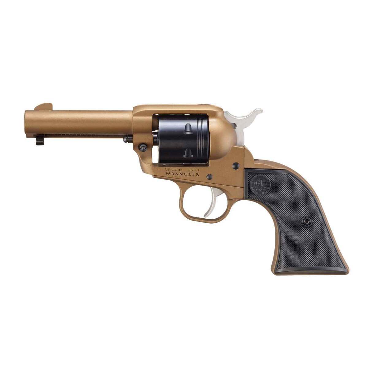 Ruger Wrangler 22 Long Rifle 3.75in Burnt Bronze Cerakote Revolver - 6 Rounds Ruger Wrangler 22 Long Rifle 3.75in Burnt Bronze Cerakote Revolver - 6 Rounds