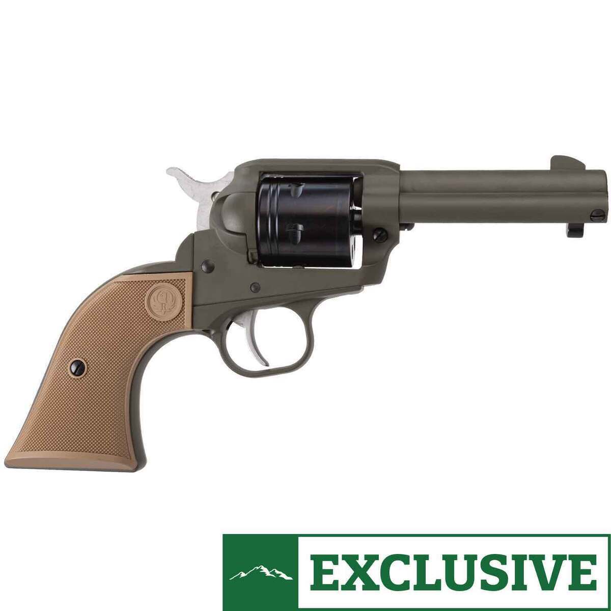 Ruger Wrangler 22 Long Rifle 3.75in OD Green Cerakote Revolver - 6 Rounds Ruger Wrangler 22 Long Rifle 3.75in OD Green Cerakote Revolver - 6 Rounds