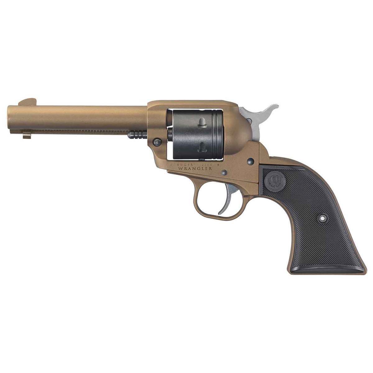 Ruger Wrangler 22 Long Rifle 4.62in Burnt Bronze Revolver - 6 Rounds Ruger Wrangler 22 Long Rifle 4.62in Burnt Bronze Revolver - 6 Rounds