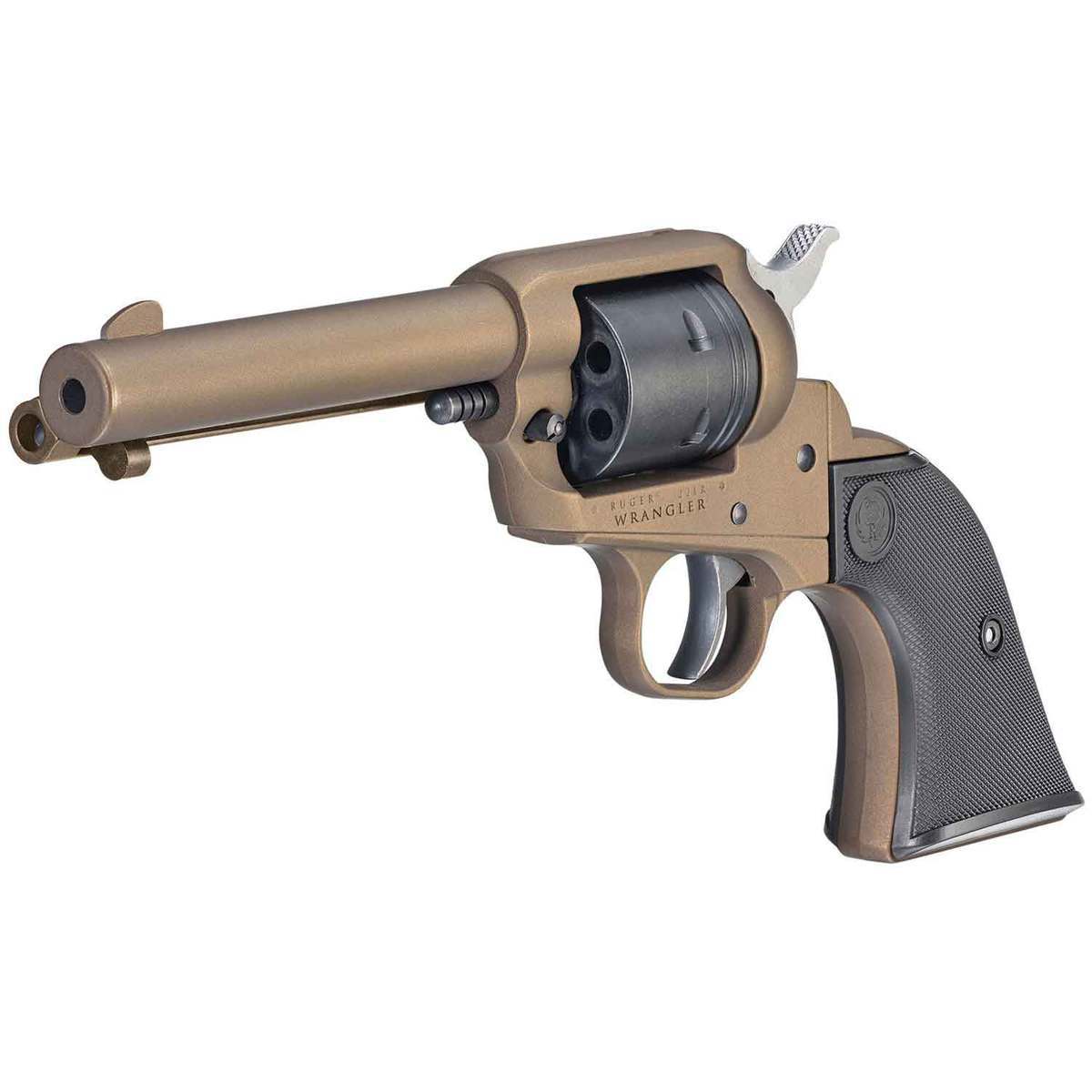 Ruger Wrangler 22 Long Rifle 4.62in Burnt Bronze Revolver - 6 Rounds Ruger Wrangler 22 Long Rifle 4.62in Burnt Bronze Revolver - 6 Rounds