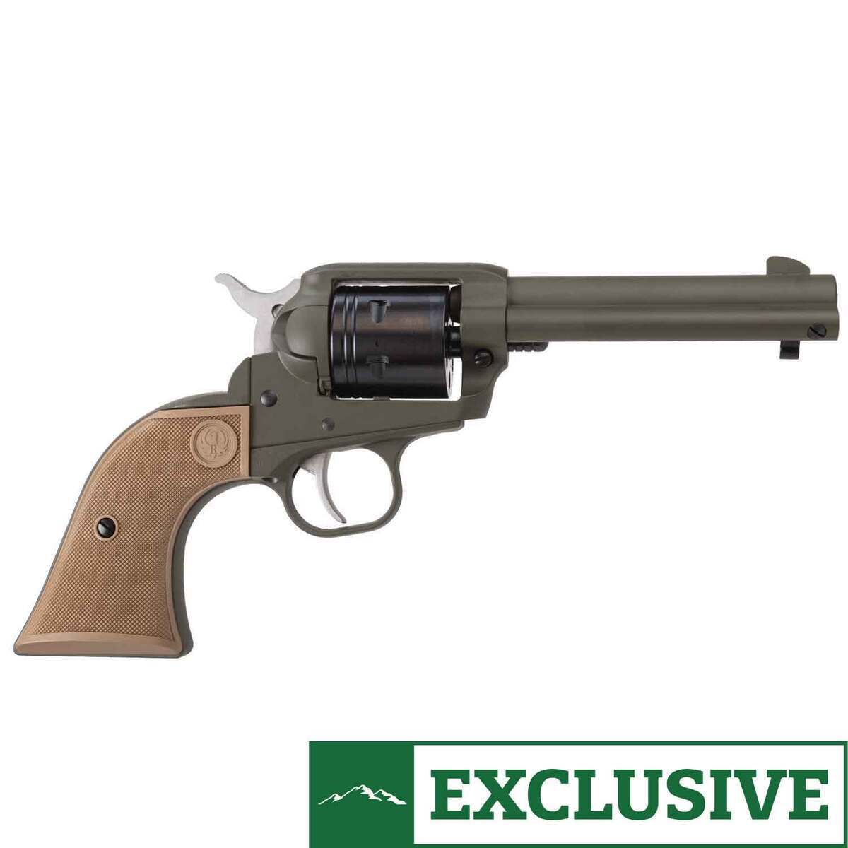 Ruger Wrangler 22 Long Rifle 4.63in OD Green Cerakote Revolver - 6 Rounds Ruger Wrangler 22 Long Rifle 4.63in OD Green Cerakote Revolver - 6 Rounds