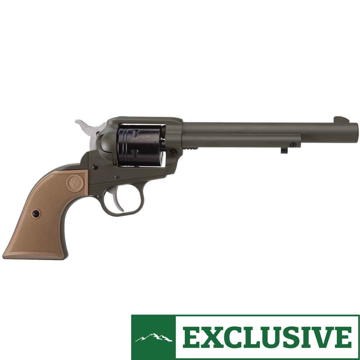 Ruger Wrangler 22 Long Rifle 6.5in OD Green Cerakote Revolver - 6 Rounds Ruger Wrangler 22 Long Rifle 6.5in OD Green Cerakote Revolver - 6 Rounds