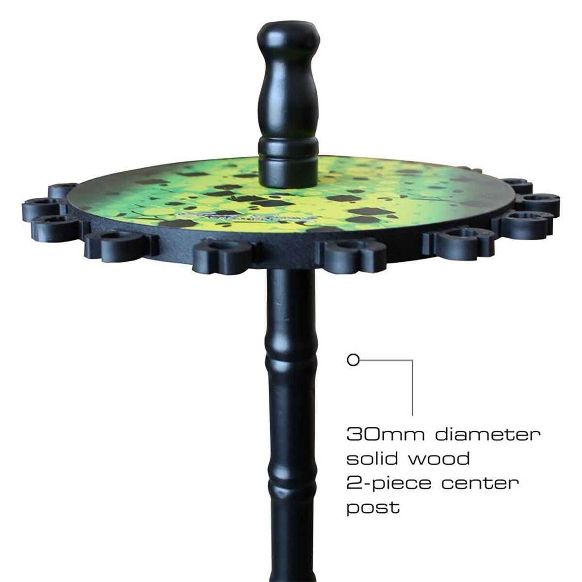 Wooden Round Racking Rush Creek Creations 16 Rod Round Rack - Green, 30in | Sportsman's ...