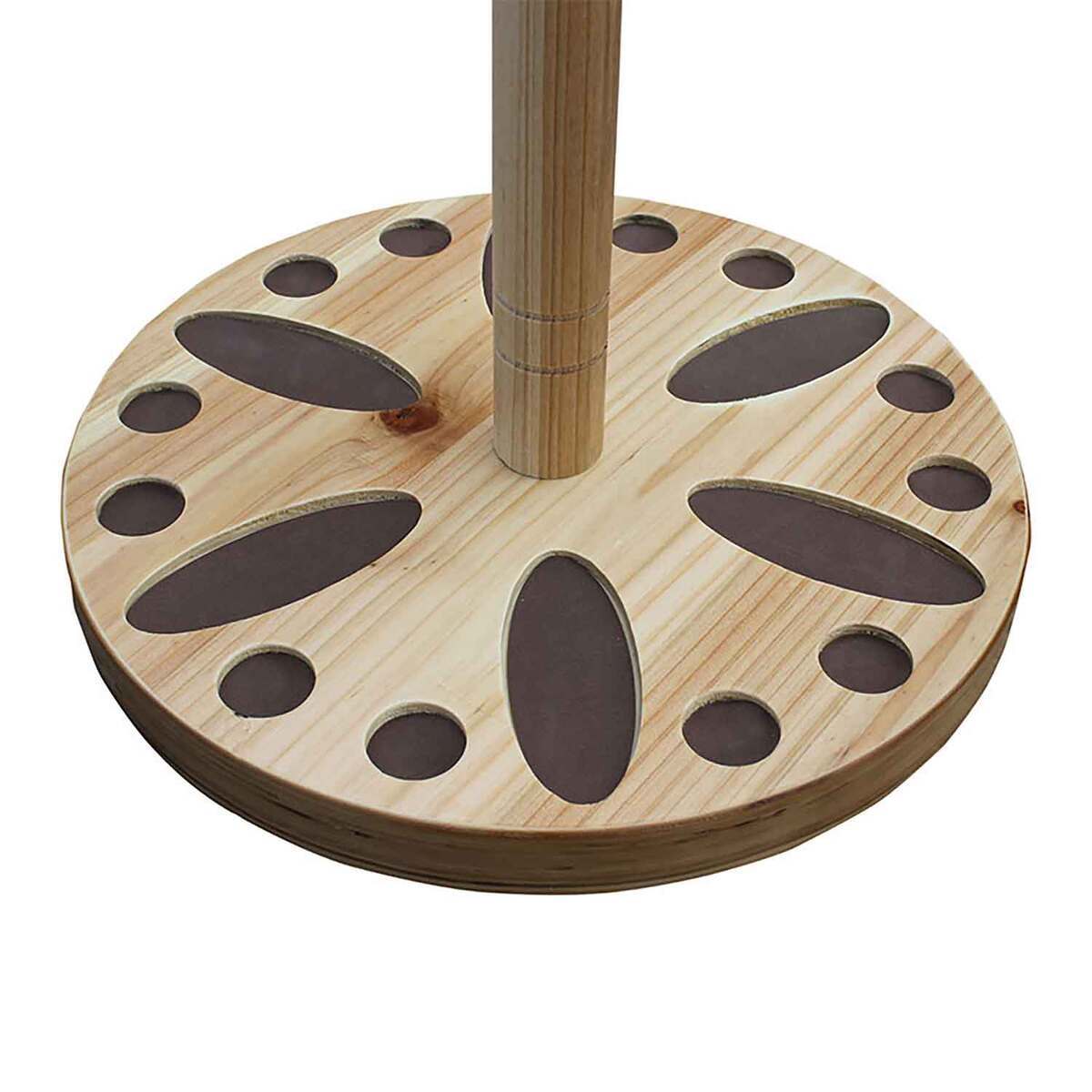 Rush Creek Creations Round Rod Rack - Light Wood Stain, 24 Rod - Light Stain Rush Creek Creations Round Rod Rack - Light Wood Stain, 24 Rod - Light Stain