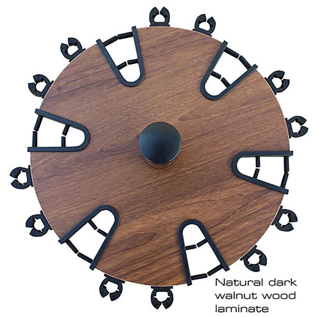 Rush Creek Creations 24 Fishing Rod Steel Post Spinning Round Rod Rack ...