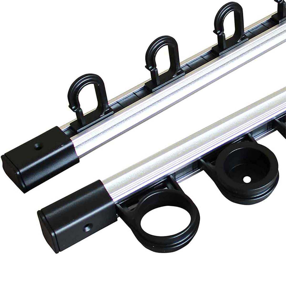 Rush Creek Creations Wall/Ceiling Rod Rack - Aluminum, 10 Rod - Aluminum, Black Rush Creek Creations Wall/Ceiling Rod Rack - Aluminum, 10 Rod - Aluminum, Black