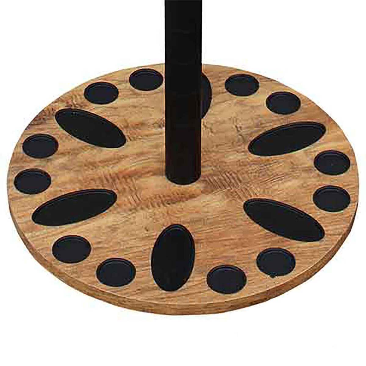 Rush Creek Creations Round Rod Rack - American Cherry, 24 Rod ...