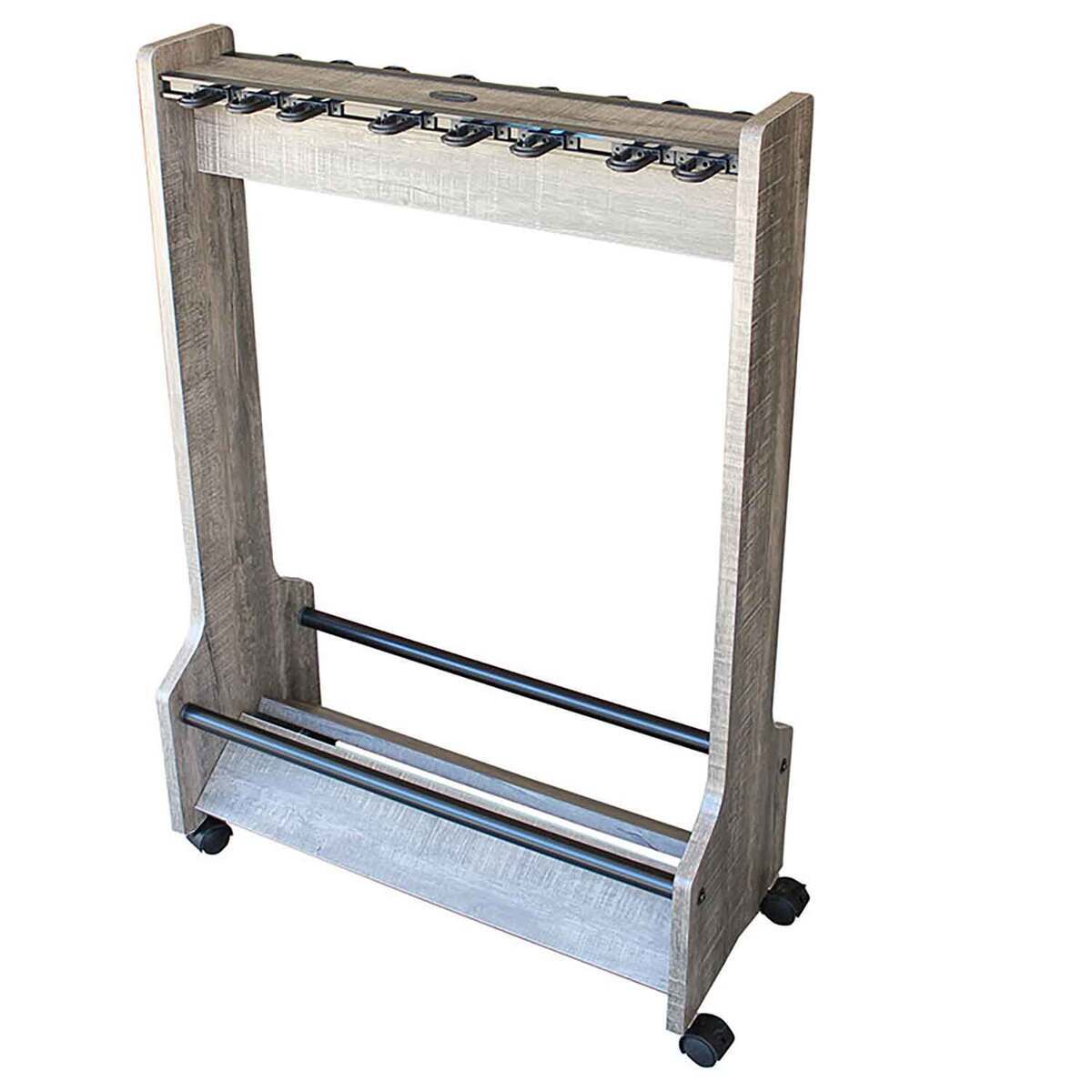 Rush Creek Creations Double Sided Floor Rod Rack - Driftwood, 16 Rod ...