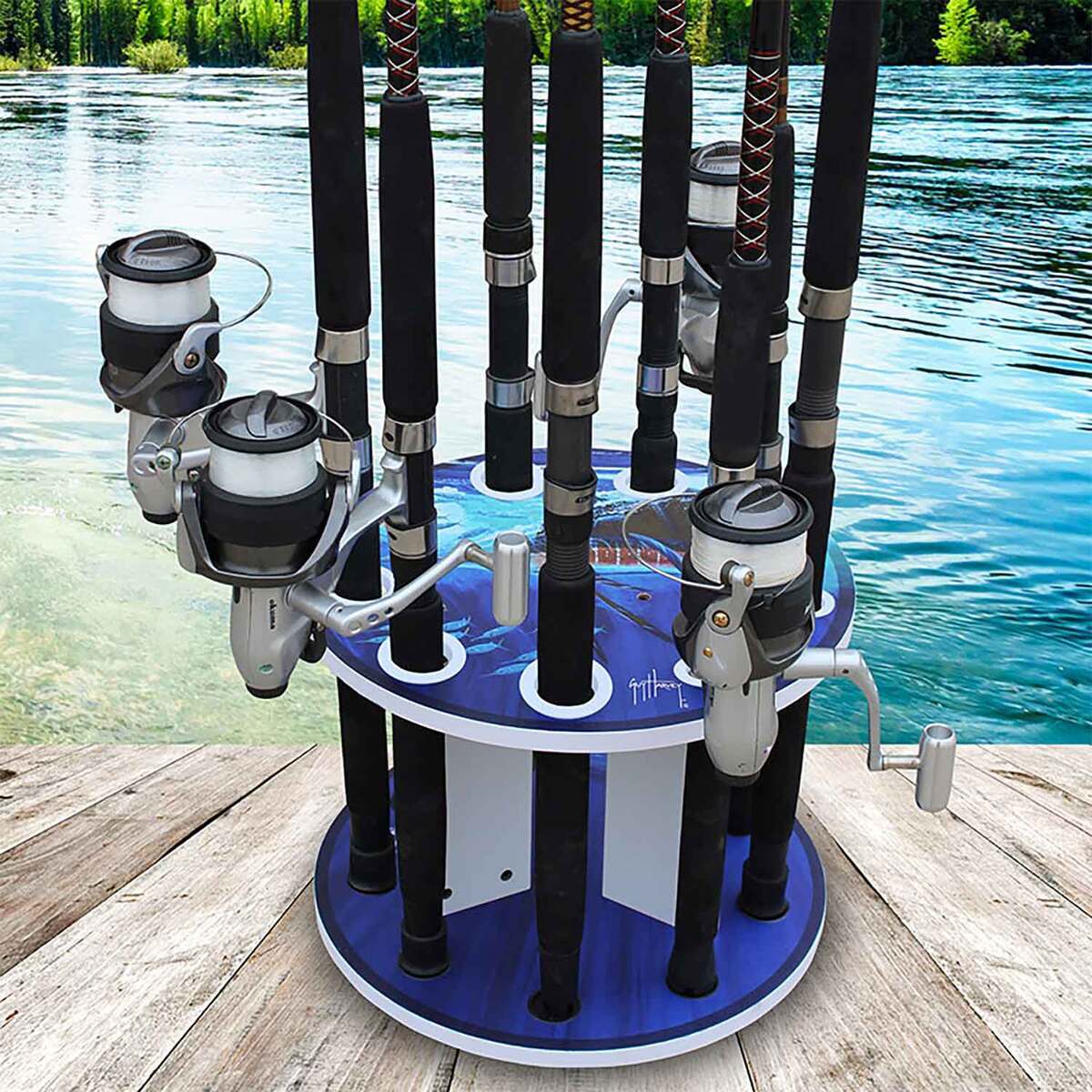 Rush Creek Storage Rod Fishing Rod Holder Rush Creek Creations