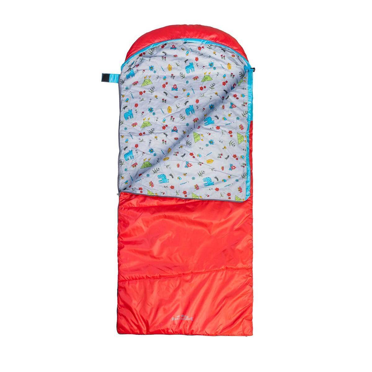 Rustic Ridge 30 Degree Youth Rectangular Sleeping Bag - Bubblegum - Red Youth Rustic Ridge 30 Degree Youth Rectangular Sleeping Bag - Bubblegum - Red Youth