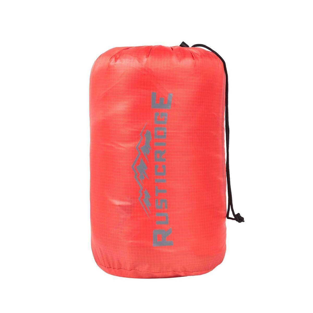 Rustic Ridge 30 Degree Youth Rectangular Sleeping Bag - Bubblegum - Red Youth Rustic Ridge 30 Degree Youth Rectangular Sleeping Bag - Bubblegum - Red Youth