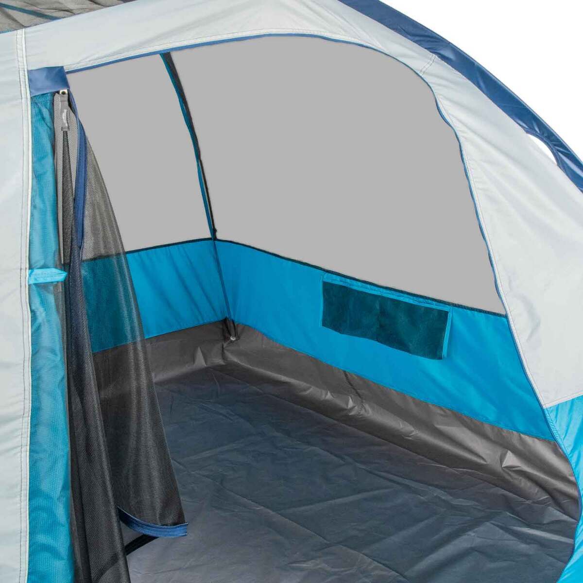 Rustic Ridge Deluxe Dome 4-Person Camping Tent - Blue - Blue Rustic Ridge Deluxe Dome 4-Person Camping Tent - Blue - Blue