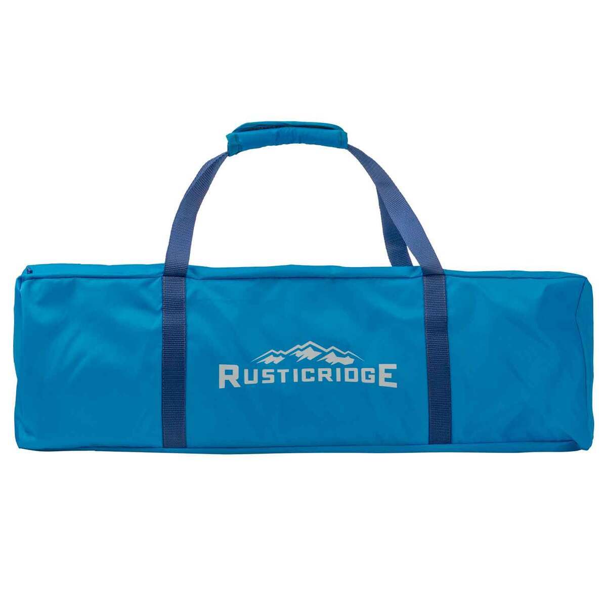 Rustic Ridge Deluxe Dome 4-Person Camping Tent - Blue - Blue Rustic Ridge Deluxe Dome 4-Person Camping Tent - Blue - Blue
