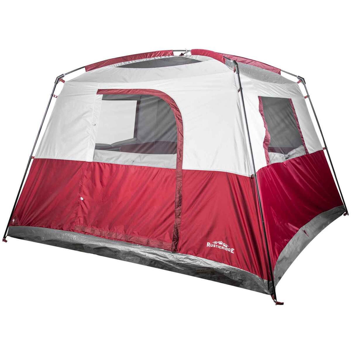 Rustic Ridge 6 Person Cabin Tent - Maroon - Maroon Rustic Ridge 6 Person Cabin Tent - Maroon - Maroon