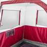 Rustic Ridge Cabin 6-Person Camping Tent - Maroon - Maroon