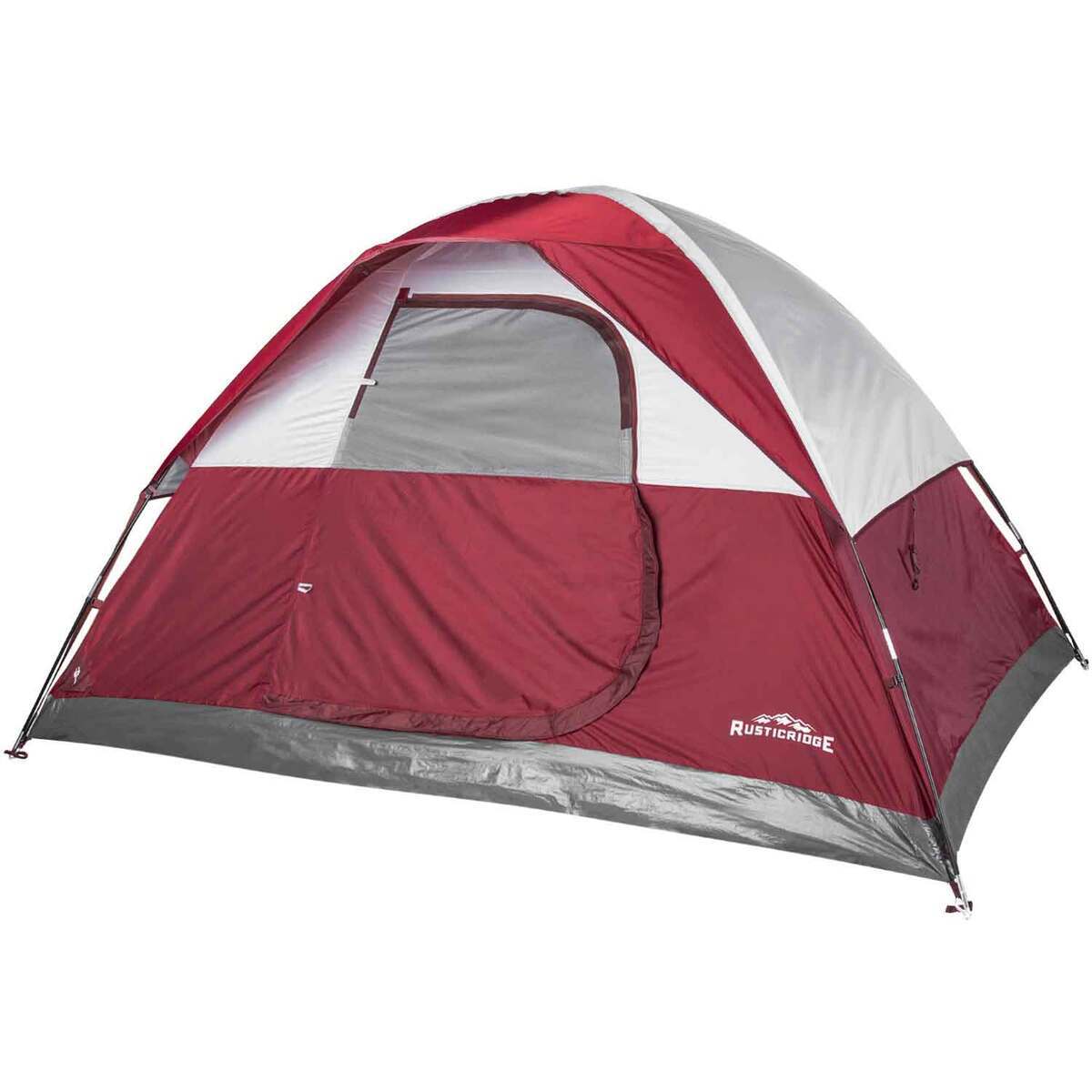 Rustic Ridge V6 Rustic Ridge Dome 6-Person Camping Tent - Maroon | Sportsman's Warehouse