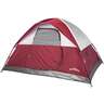 Rustic Ridge Dome 6-Person Camping Tent - Maroon - Maroon