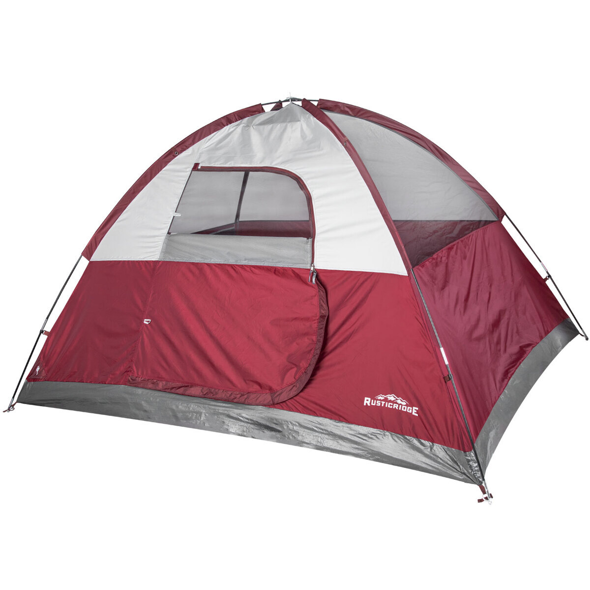 Rustic Ridge 6 Person Dome Tent - Maroon - Maroon Rustic Ridge 6 Person Dome Tent - Maroon - Maroon