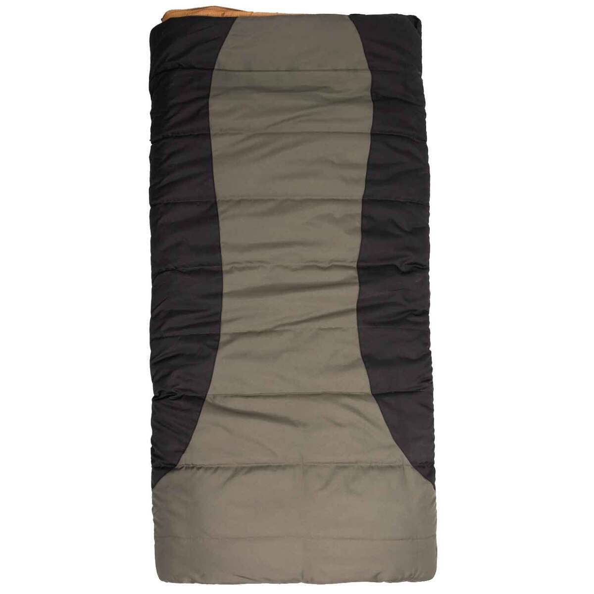 Rustic Ridge 7-in-1 System -40 Degree Long Rectangular Sleeping Bag - Olive/Black - Olive/Black Long Rustic Ridge 7-in-1 System -40 Degree Long Rectangular Sleeping Bag - Olive/Black - Olive/Black Long