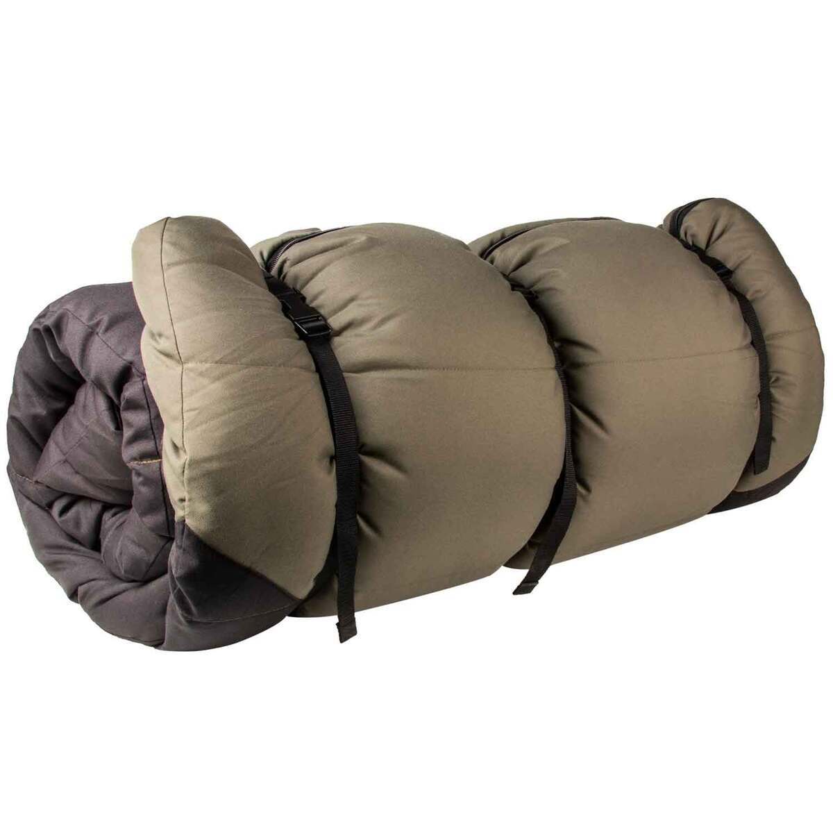 Rustic Ridge 7-in-1 System -40 Degree Long Rectangular Sleeping Bag - Olive/Black - Olive/Black Long Rustic Ridge 7-in-1 System -40 Degree Long Rectangular Sleeping Bag - Olive/Black - Olive/Black Long