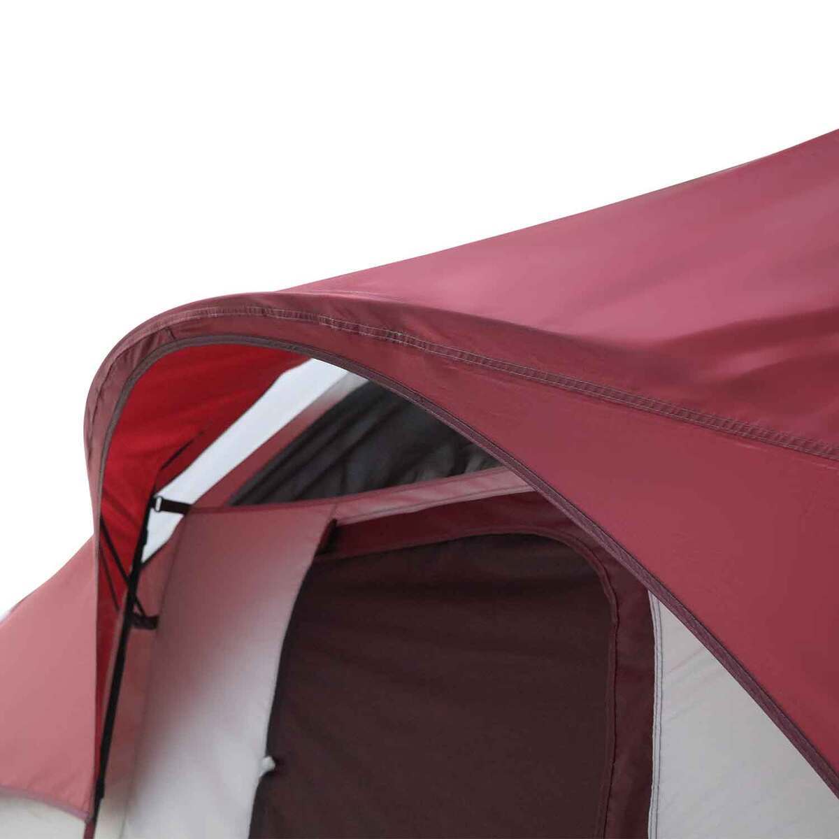 Rustic Ridge Tunnel 8-Person Camping Tent - Maroon - Maroon Rustic Ridge Tunnel 8-Person Camping Tent - Maroon - Maroon