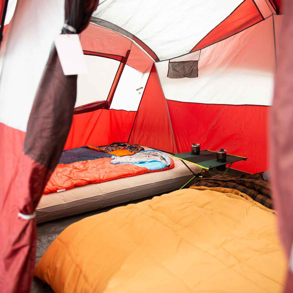 Rustic Ridge Tunnel 8-Person Camping Tent - Maroon - Maroon Rustic Ridge Tunnel 8-Person Camping Tent - Maroon - Maroon