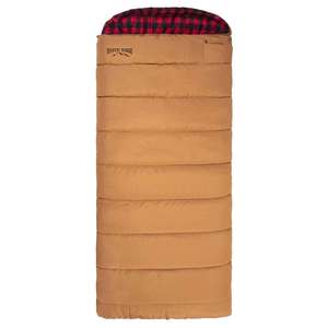 Rustic Ridge Elk Hunter -35 Degree Long Rectangular Sleeping Bag - Brown/Red Rustic Ridge Elk Hunter -35 Degree Long Rectangular Sleeping Bag - Brown/Red