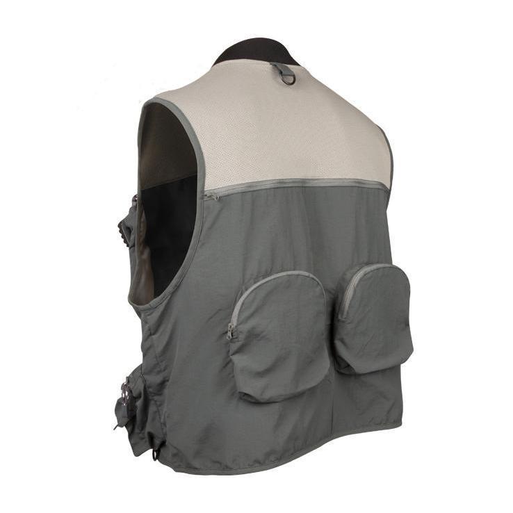 Rustic Ridge Green River Fishing Vest - Grey - M - Grey Medium Rustic Ridge Green River Fishing Vest - Grey - M - Grey Medium