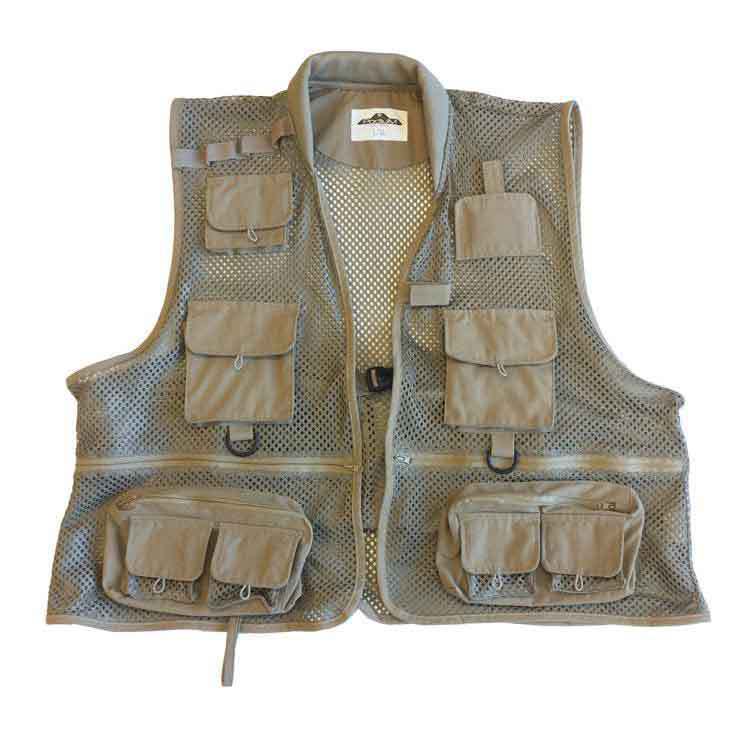 Rustic Ridge Madison Fishing Vest - Brown - L/XL - Brown L/XL Rustic Ridge Madison Fishing Vest - Brown - L/XL - Brown L/XL