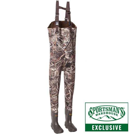 Rustic Ridge Men’s Max-5 3.5mm Bootfoot Hunting Waders – Realtree Max-5 10