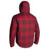 Rustic Ridge Men's Bonded Flannel Shirt Jac - Red/Charcoal - L - Red/Charcoal L