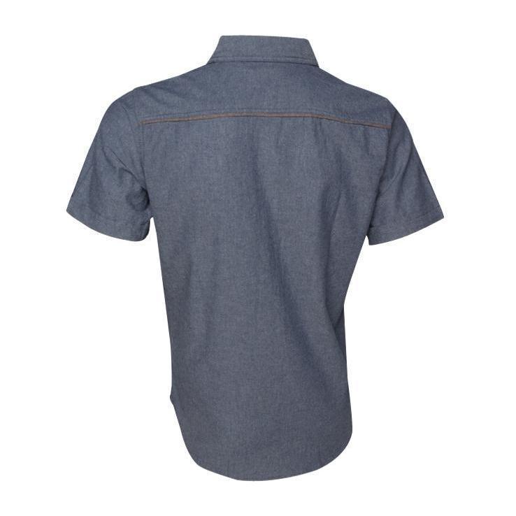 Rustic Ridge Men's Caldwell Short Sleeve Shirt - Indigo L | Sportsman's ...