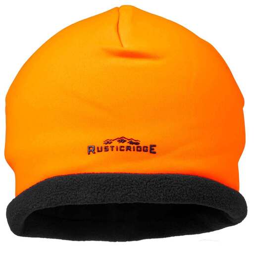 Rustic Ridge Men’s Fleece Lined Hunting Beanie – Blaze Orange One Size Fits Most