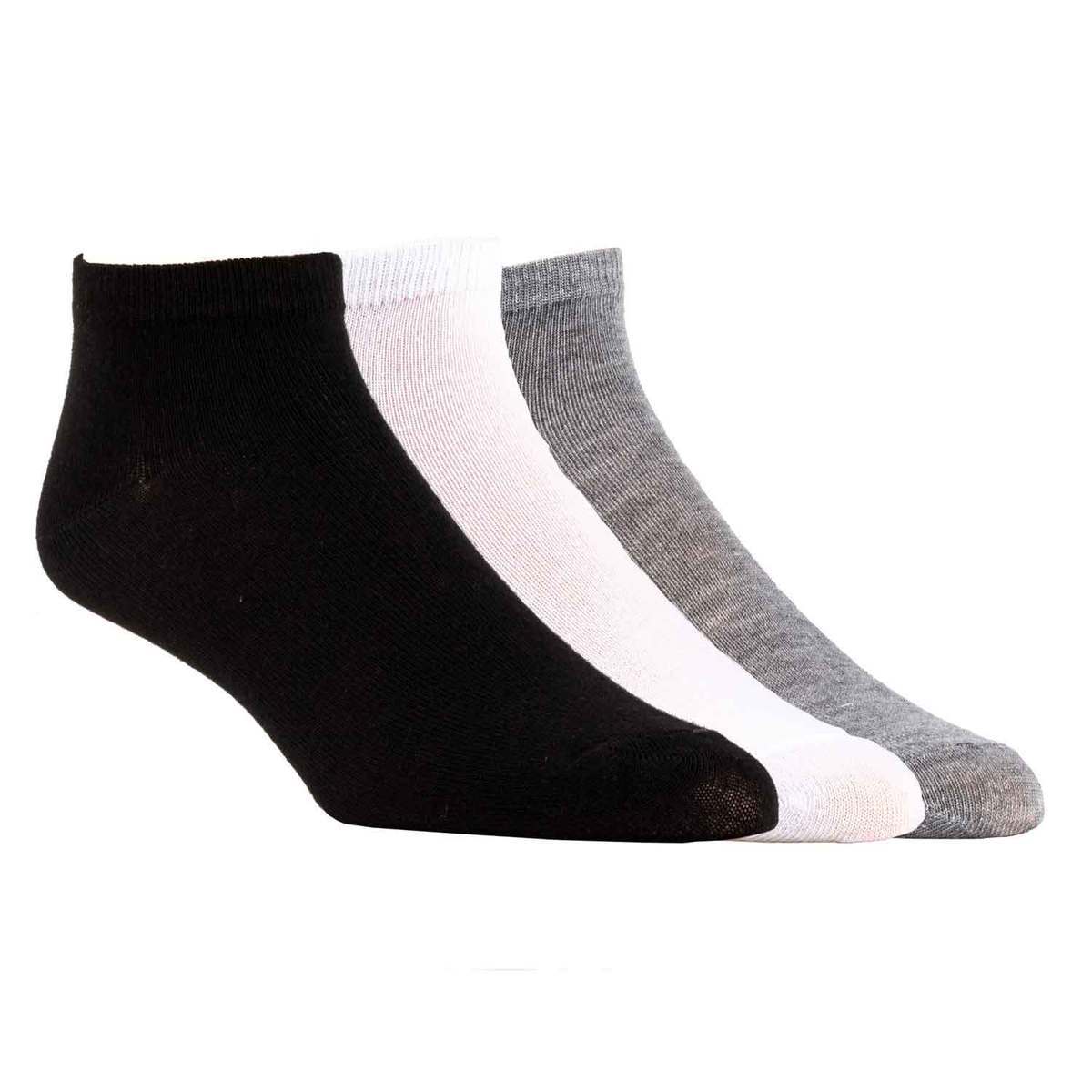 Sockhub Men's Low Cut 10 Pack Casual Socks - Black - L - Black L ...